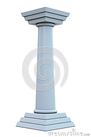 Ancient column Stock Photo