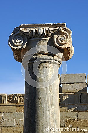 Ancient column Stock Photo