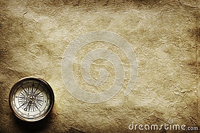 Ancient compass Stock Photo