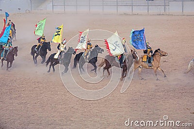 Equestrianism performance Editorial Stock Photo