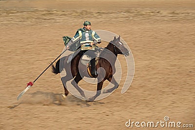 Horsemanship performance Editorial Stock Photo