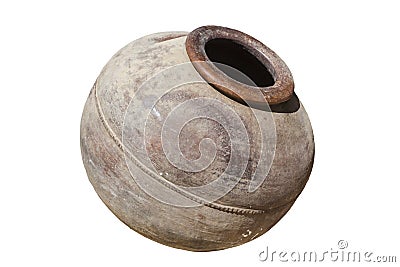 Ancient Cypriot Roman wine pot Stock Photo