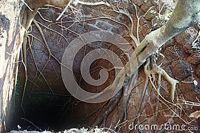 Ancient deep well Stock Photo