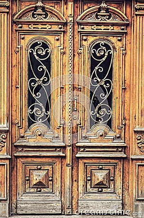 Ancient doors Stock Photo