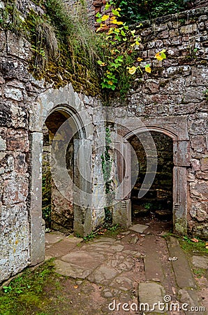 Ancient Doorways Stock Photo