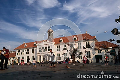 Ancient Dutch Colonial government building Editorial Stock Photo