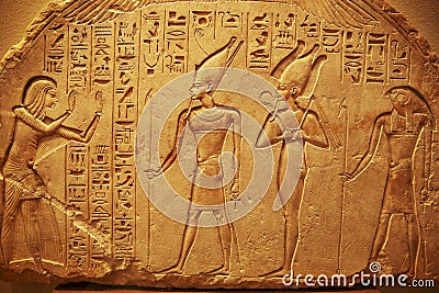 Ancient Egypt art Stock Photo