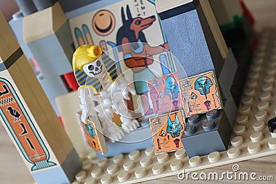 Ancient egypt lego building Editorial Stock Photo