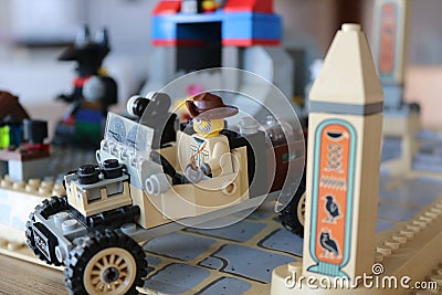 Ancient egypt lego building Editorial Stock Photo