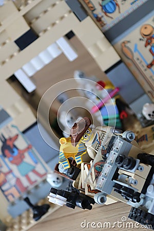 Ancient egypt lego building Editorial Stock Photo