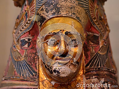 Ancient Egyptian man portrait Editorial Stock Photo