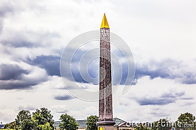 Ancient Egyptian Obelisk Place de la Concorde Paris France Stock Photo