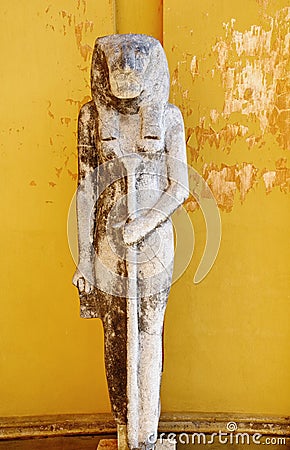 Ancient egyptian sculpture Editorial Stock Photo