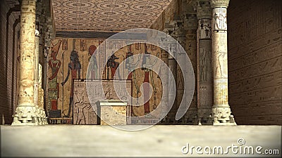 Ancient Egyptian temple Stock Photo