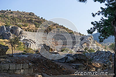 Ancient Ephesus theatre Stock Photo