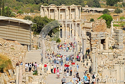 Ancient Ephesus, Turkey Editorial Stock Photo