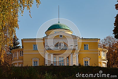 Ancient estate of the Stroganovs in Bratsevo, Moscow Stock Photo