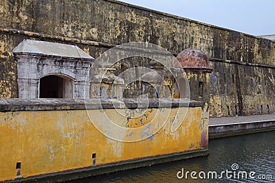 Fort San Juan de Ulua in Veracruz port, mexico VI Editorial Stock Photo