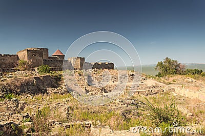 An ancient fortress of the 17th century Stock Photo