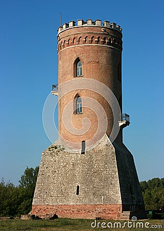 The ancient fortress tower Stock Photo