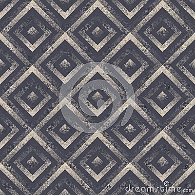 Ancient Geometric Folk Seamless Pattern Vector Oriental Abstract Background Vector Illustration