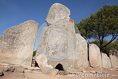 Ancient Giant Tomb, Sardinia Stock Photo