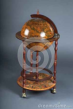 Ancient Globe Stock Photo