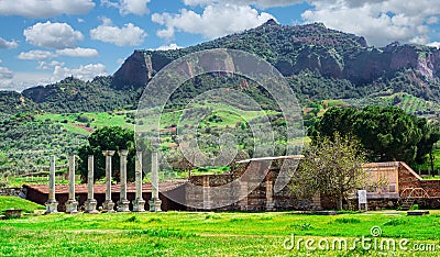 Ancient Greek City Lydia Roman Empire Sardes Sardis Stock Photo