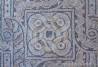 Ancient greek mosaic floor 1 Stock Photo