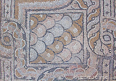 Ancient greek mosaic floor 2 Stock Photo