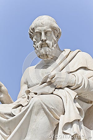 The ancient Greek philosopher Platon Stock Photo