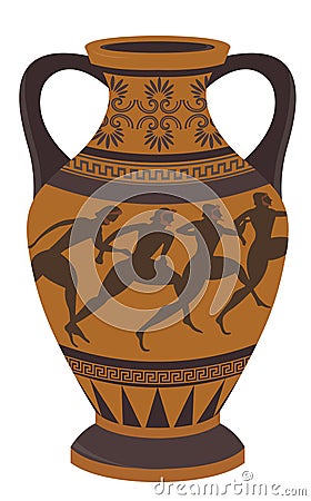 Greek vase Vector Illustration