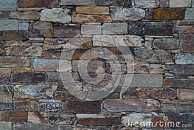 Ancient grey stones vintage background ancient stone wall Stock Photo