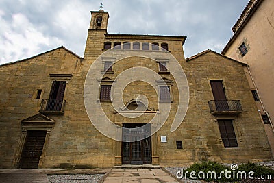 Ancient Hospital of Santa Creu Stock Photo