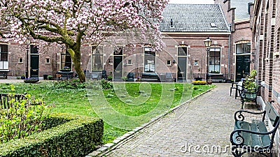 Ancient houses in Zutphe Holland Stock Photo