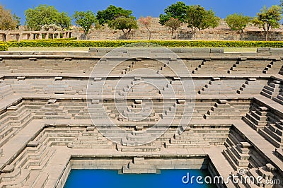 Ancient India - Hampi Stock Photo