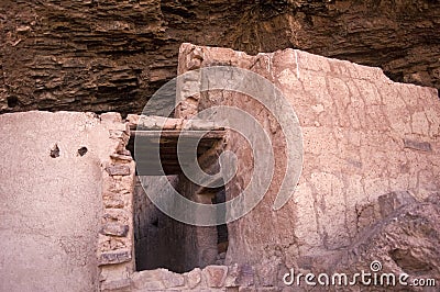 Ancient Indian Pueblo Ruins Stock Photo