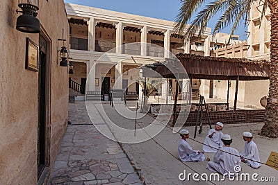 Ancient Islamic School, Heritage Village in Dubai Editorial Stock Photo