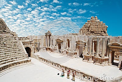 Ancient Jerash Stock Photo