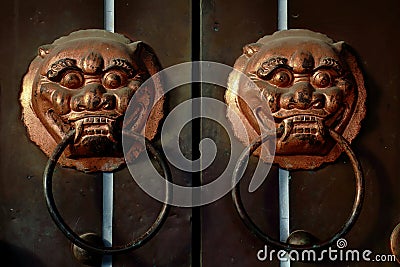 Ancient knocker Stock Photo