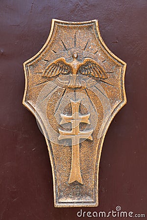 Ancient knocker Stock Photo