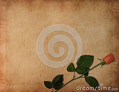 Ancient love letter background Stock Photo