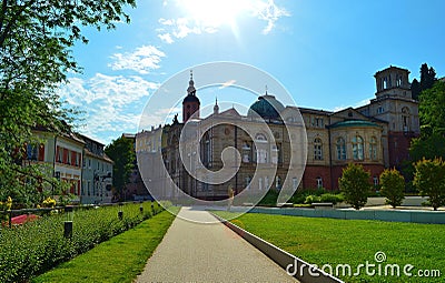 Ancient luxury architecture of Baden-Baden in Germany Stock Photo