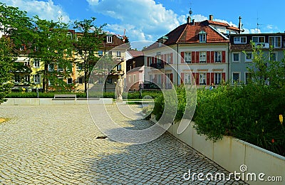 Ancient luxury architecture of Baden-Baden in Germany Editorial Stock Photo