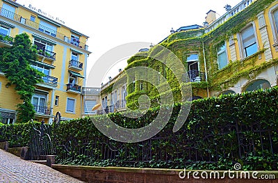 Ancient luxury architecture of Baden-Baden in Germany Editorial Stock Photo