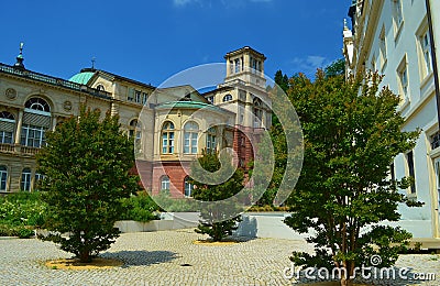 Ancient luxury architecture of Baden-Baden in Germany Stock Photo