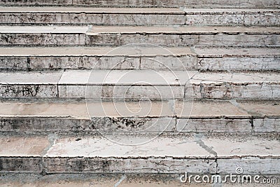 Ancient marble steps Stock Photo