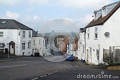 Ancient market town of Axminster Stock Photo