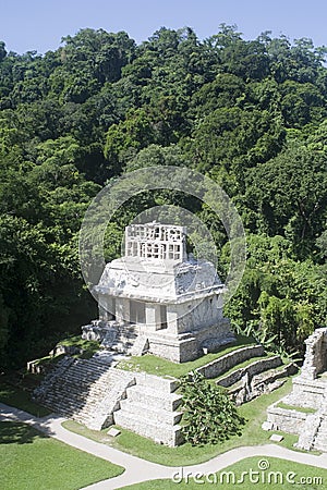 Ancient Mayan ruins Stock Photo