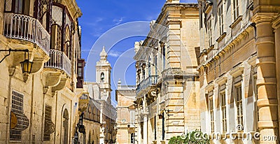 Ancient Mdina, Malta Stock Photo